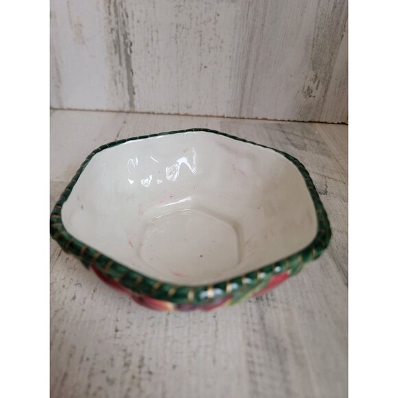 Fitz Floyd fruit bowl mini ceramic vintage dish home decor - Picture 6 of 6